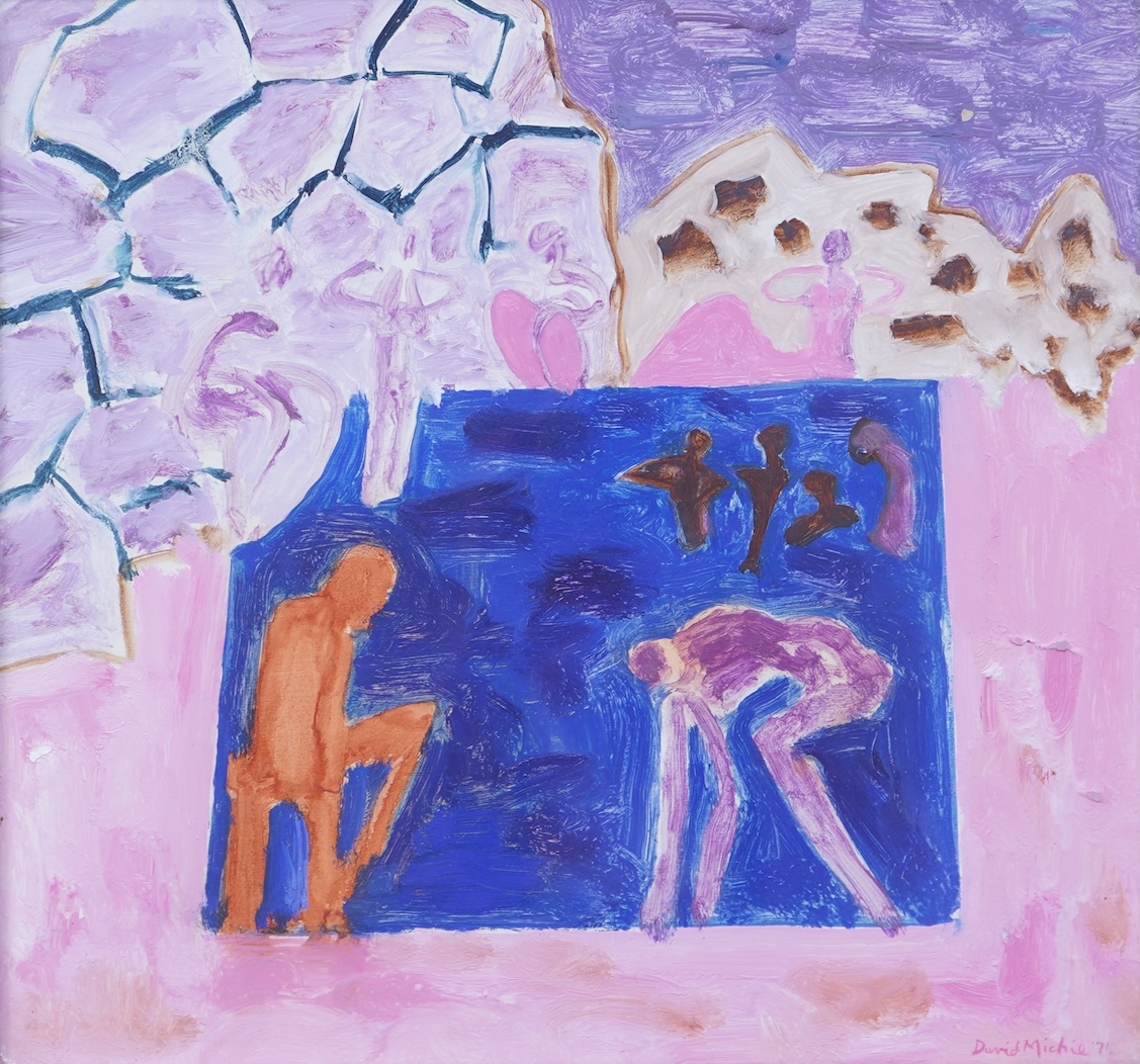 David Michie RSA, RSW, (1926-1988), 'Swimming Pool'